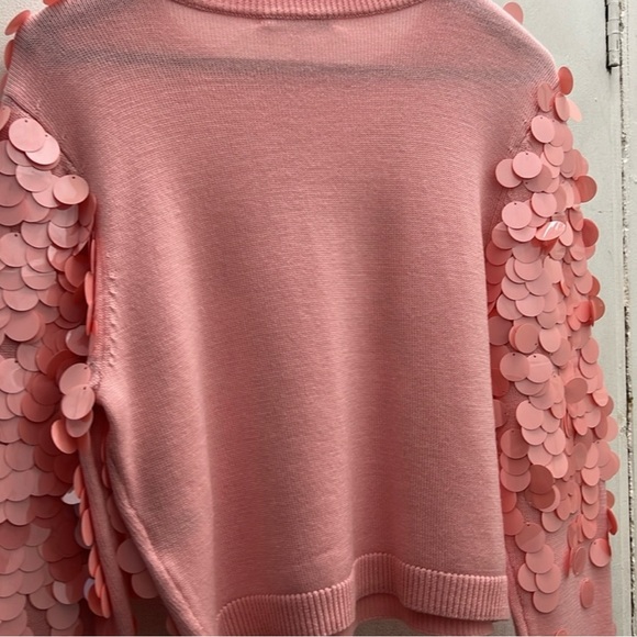 Alice + Olivia Delfina Wool Cropped Size XS Women's Crop Knit Sweater NWT - Picture 5 of 15